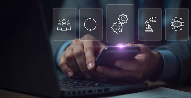 AI artificial intelligence technology features digital innovation machine learning automation
